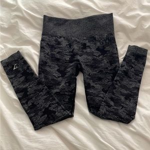 gymshark camo leggings medium